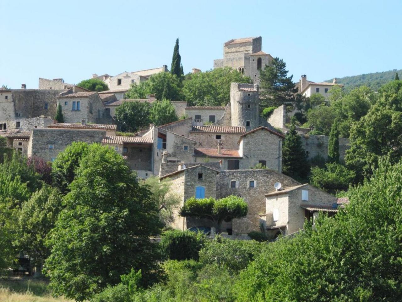 Le Mas Des Restanques Au Poet Laval Villa Le Poët-Laval Exterior foto