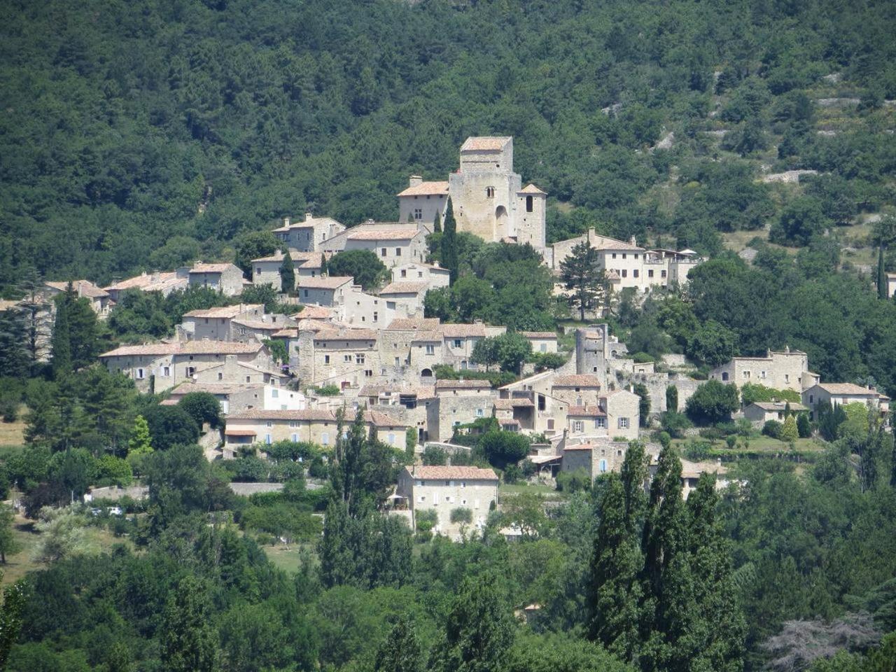 Le Mas Des Restanques Au Poet Laval Villa Le Poët-Laval Exterior foto